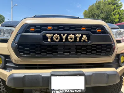 Toyota Tacoma 16–23 TRD grille skull letters