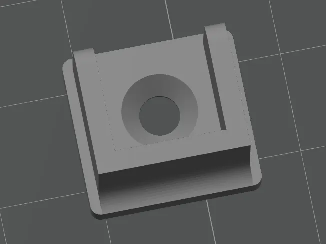 10mm Rod holder with drill hole