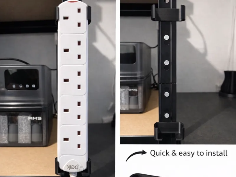 Extension Lead Clip for Heavy Duty Shelving (B&Q)