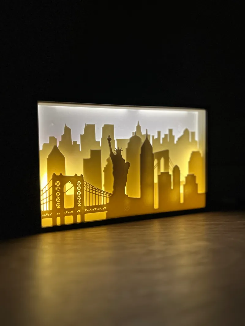 Led Layer Lamp - New York City - Decoration Lamp