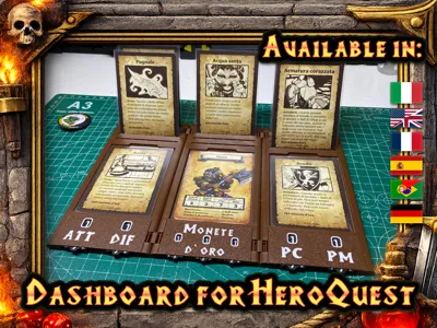 HeroQuest Dashboard Organizer