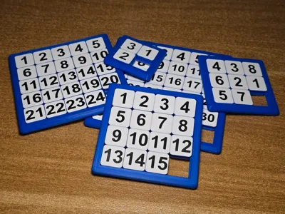 Customizable Sliding Puzzle (Parametric)