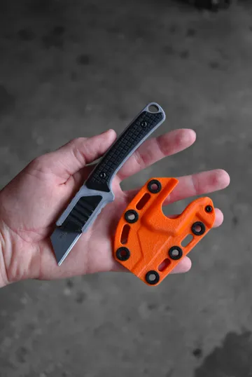 Accesorio para impresora 3D: EDC utility knife with sheath No AMS v15 — vista de referencia 3