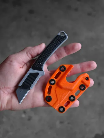 Accesorio para impresora 3D: EDC utility knife with sheath No AMS v15 — vista de referencia 2