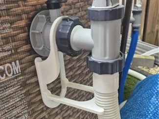 Intex Bestway Pool Hose Holder 38mm w/ Jet & Valve