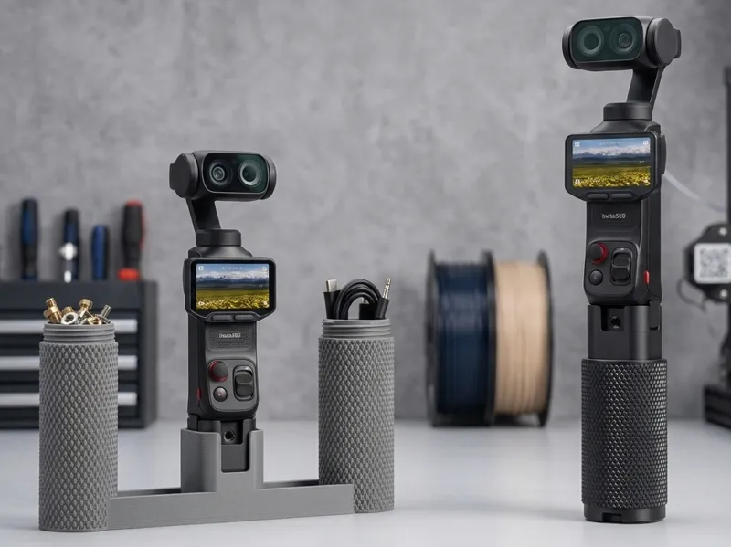 Insta360Luna Ultra- cinematic handle-action handle