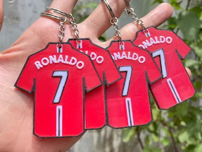 Machester United 2008 Ronaldo Keychain