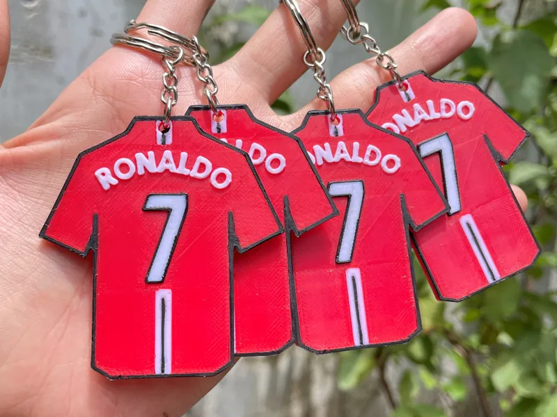Machester United 2008 Ronaldo Keychain
