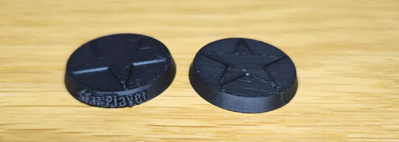 32mm star player bases used for blood bowl