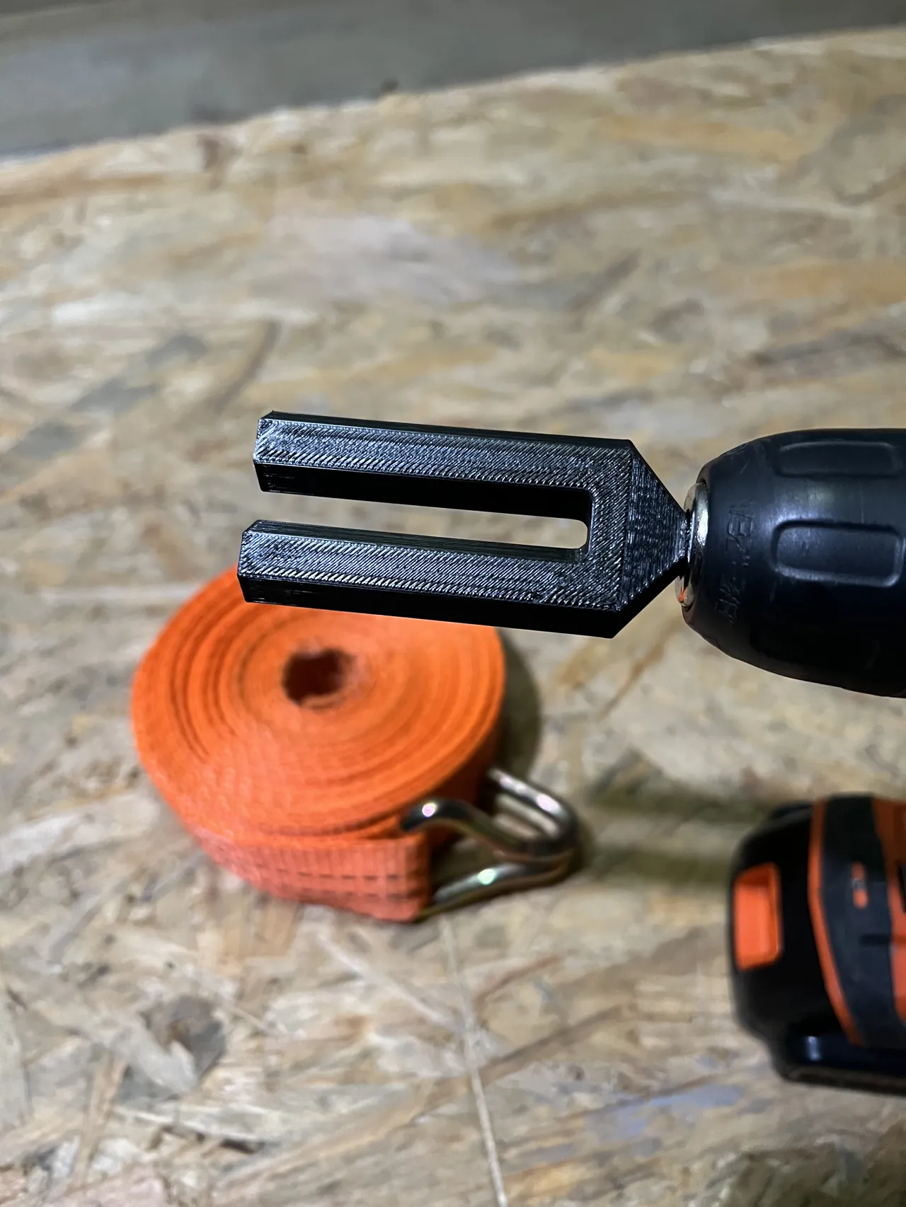 Ratchet strap winder V2 view 3