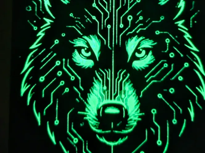 calm wolf
