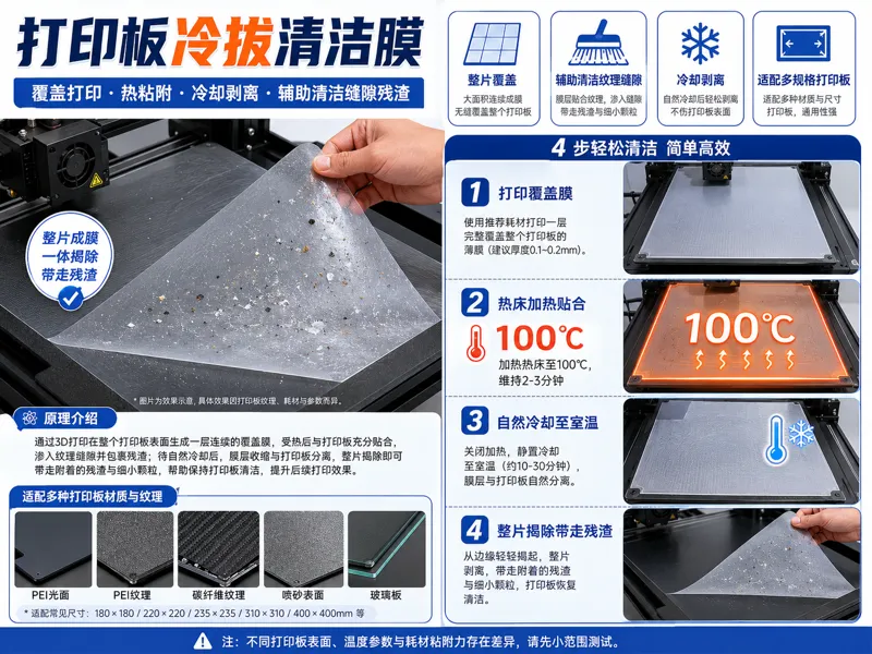【冷拔清洁】拓竹A1打印版冷拔清洁