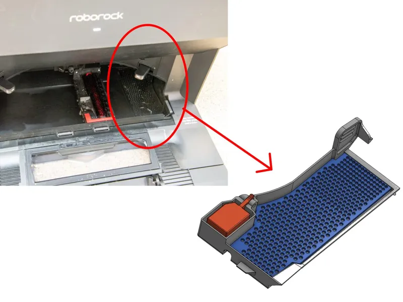 Printable Roborock S7 MaxV/Pro Ultra water filter