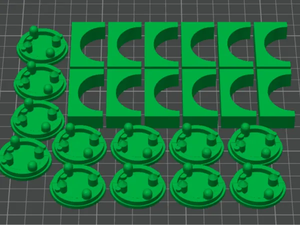 Set de 12 châteaux et ponts — Carcassonne