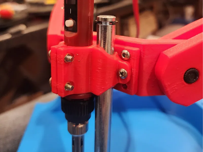 Holder with Stop for heat set insert press