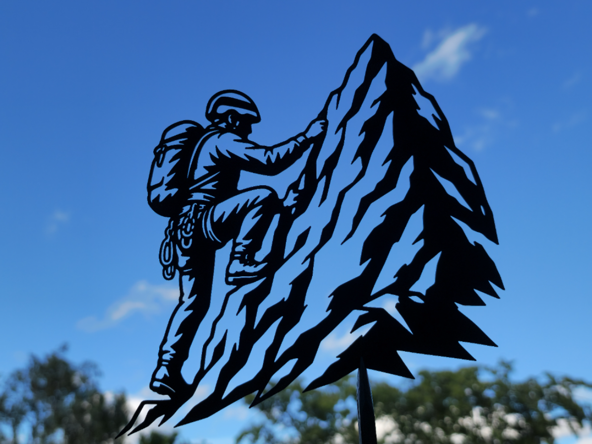 Mountain Climber Adventure Wall Art