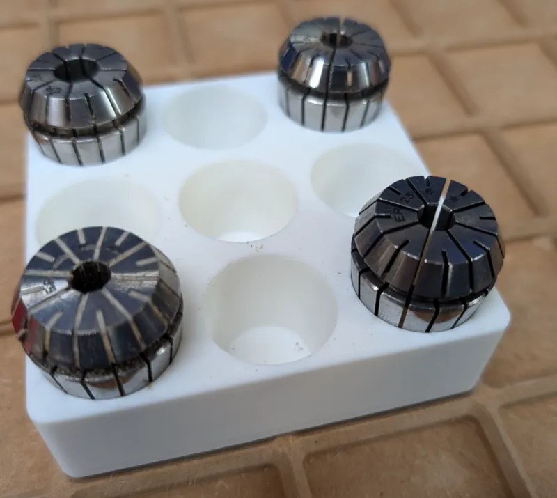 Gridfinity ER25 Collet Holder