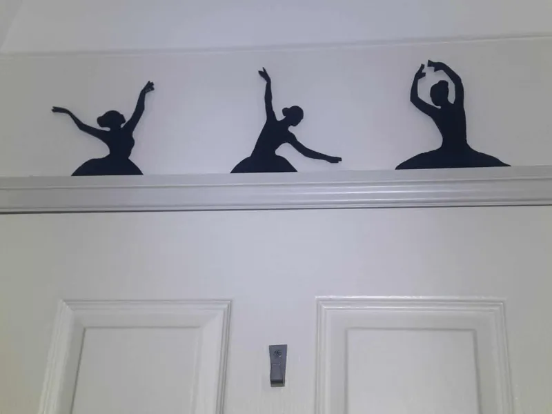 Ballerina Door Silhouettes