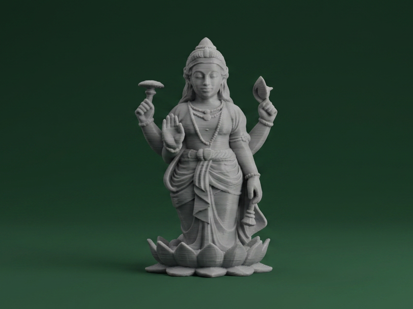 Lakshmi Goddess Figurine – Hindu Spiritual Statue