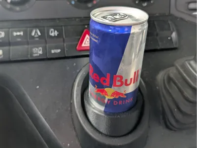 Sleek & Red Bull Car/Truck Cup Holder Support