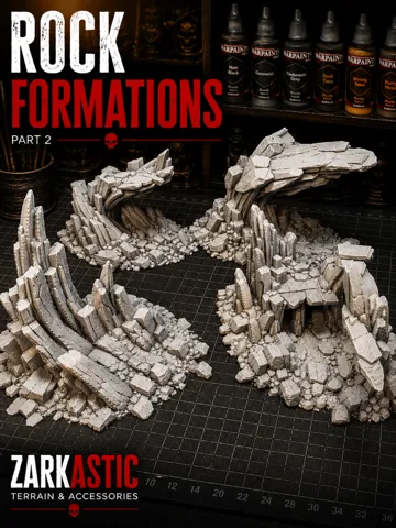 Escenografía en miniatura: Grimdark Rock Formations – Part 2 — vista de referencia 2