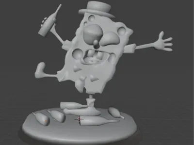drunk spongebob