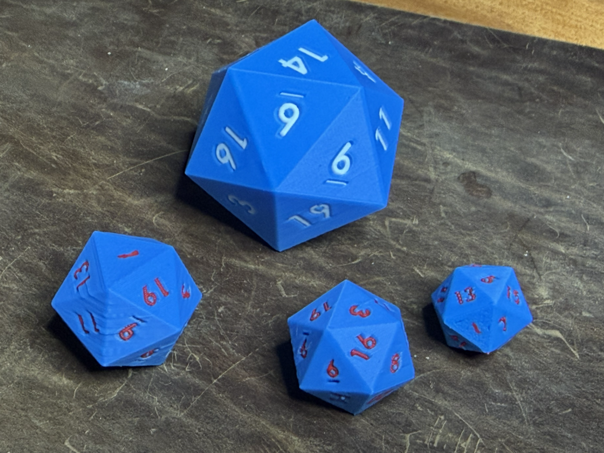 D20  20 sided die