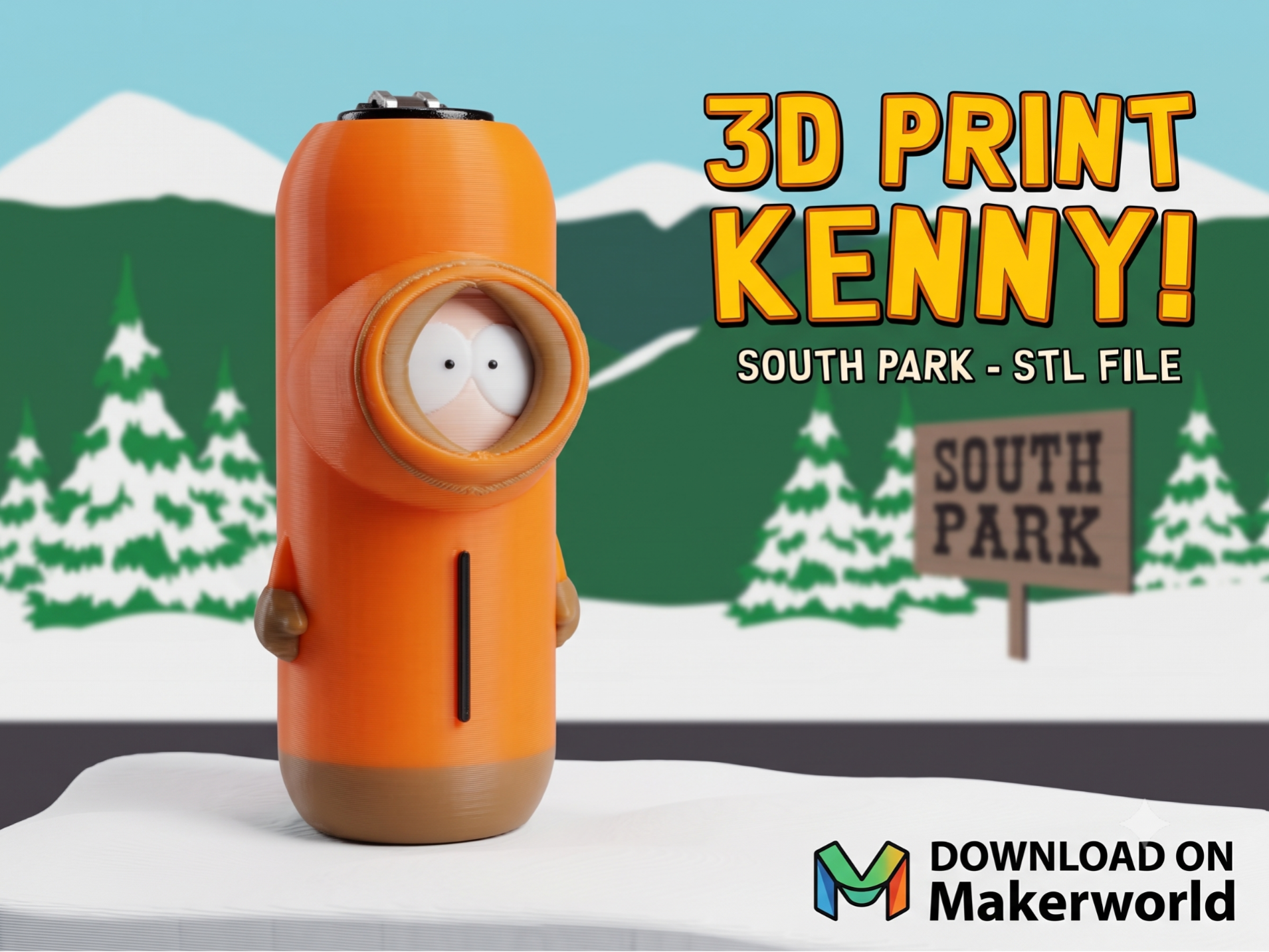 Kenny McCormick South Park Clipper Lighter Sleeve