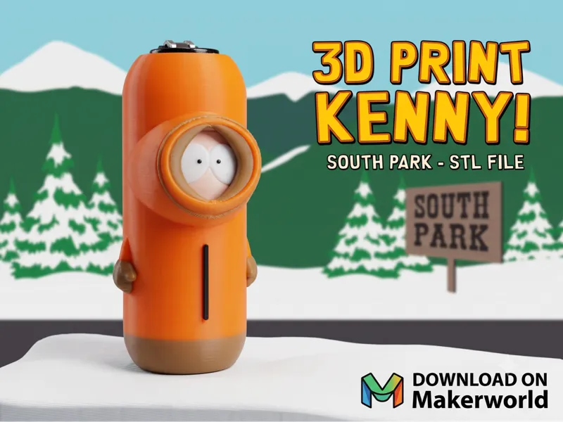 Kenny McCormick South Park Clipper Lighter Sleeve