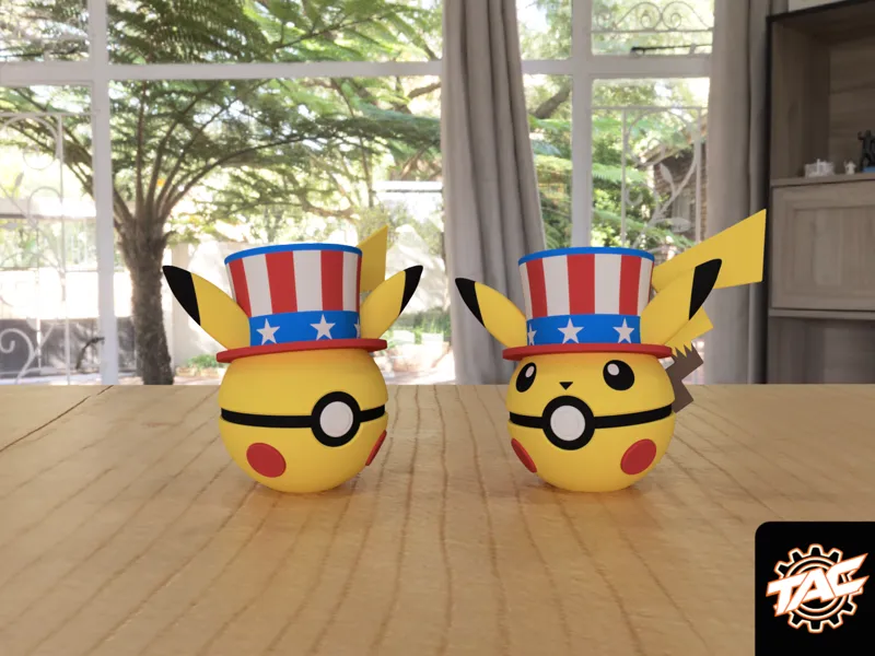 #0025 - 4th of July Pikachu