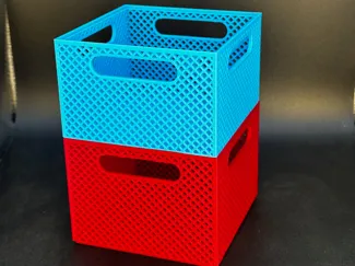 Stackable Mesh Boxes - Stackable storage bin