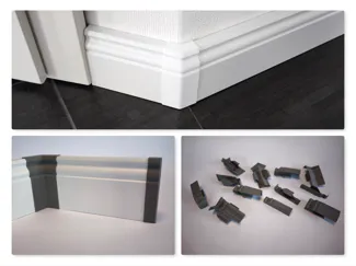 Hamburger Baseboard 80×18mm — Full Cover Set