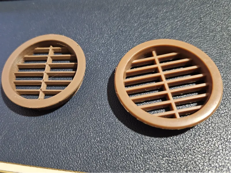 Round Air Vent Grille 47mm / 43mm Snap Fit