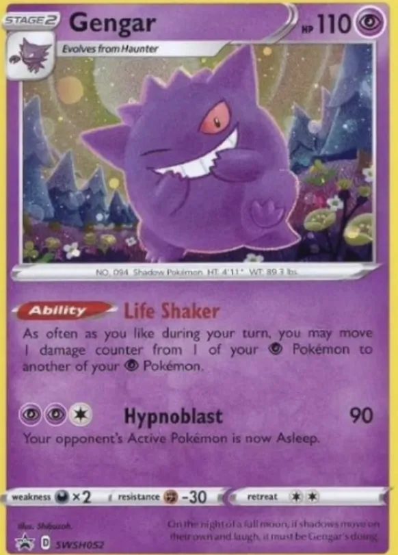 figure of a laughing Gengar based on a card design - Free 3D Print ...