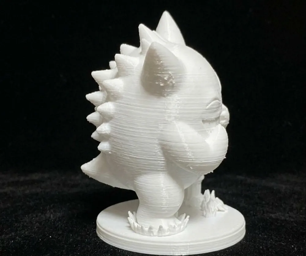 figure of a laughing Gengar based on a card design - Free 3D Print ...