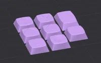 Jeu de keycaps plats pour clavier mécanique — photo 2