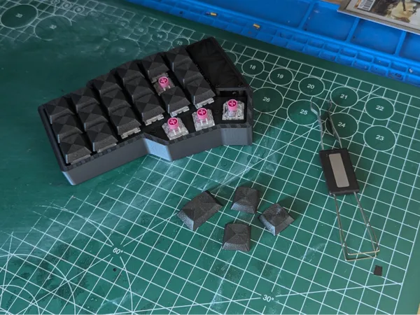Jeu de keycaps plats pour clavier mécanique