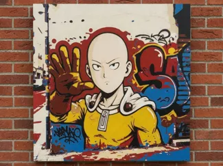 Street Art One Punch Man