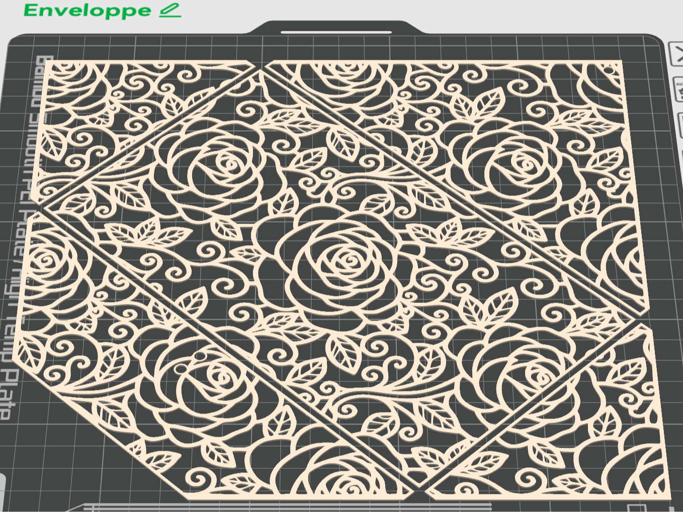 Enveloppe Roses éternelles
