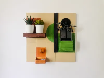 Geoworg - a geometric wall organizer