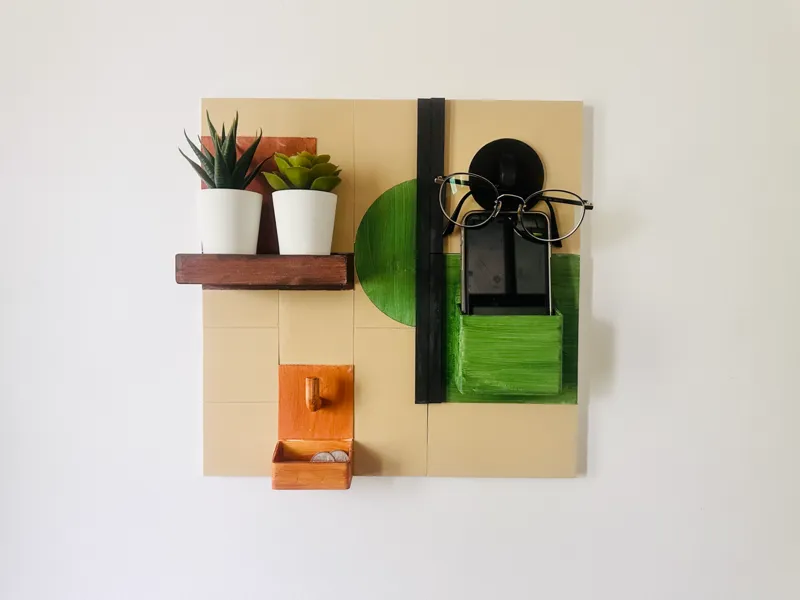 Geoworg - a geometric wall organizer