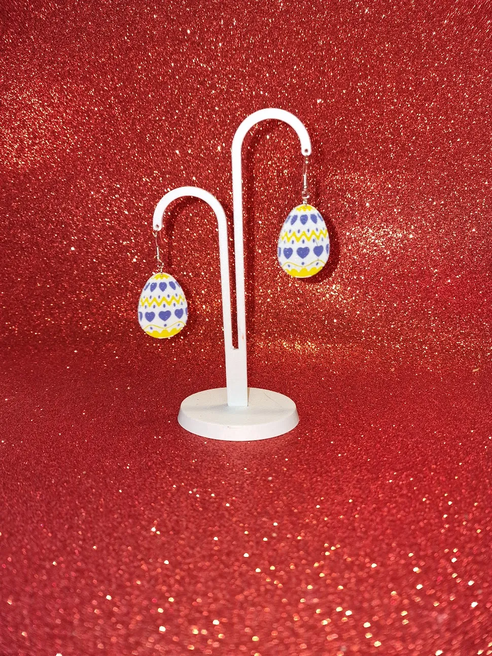 Happy easter earrings view 3