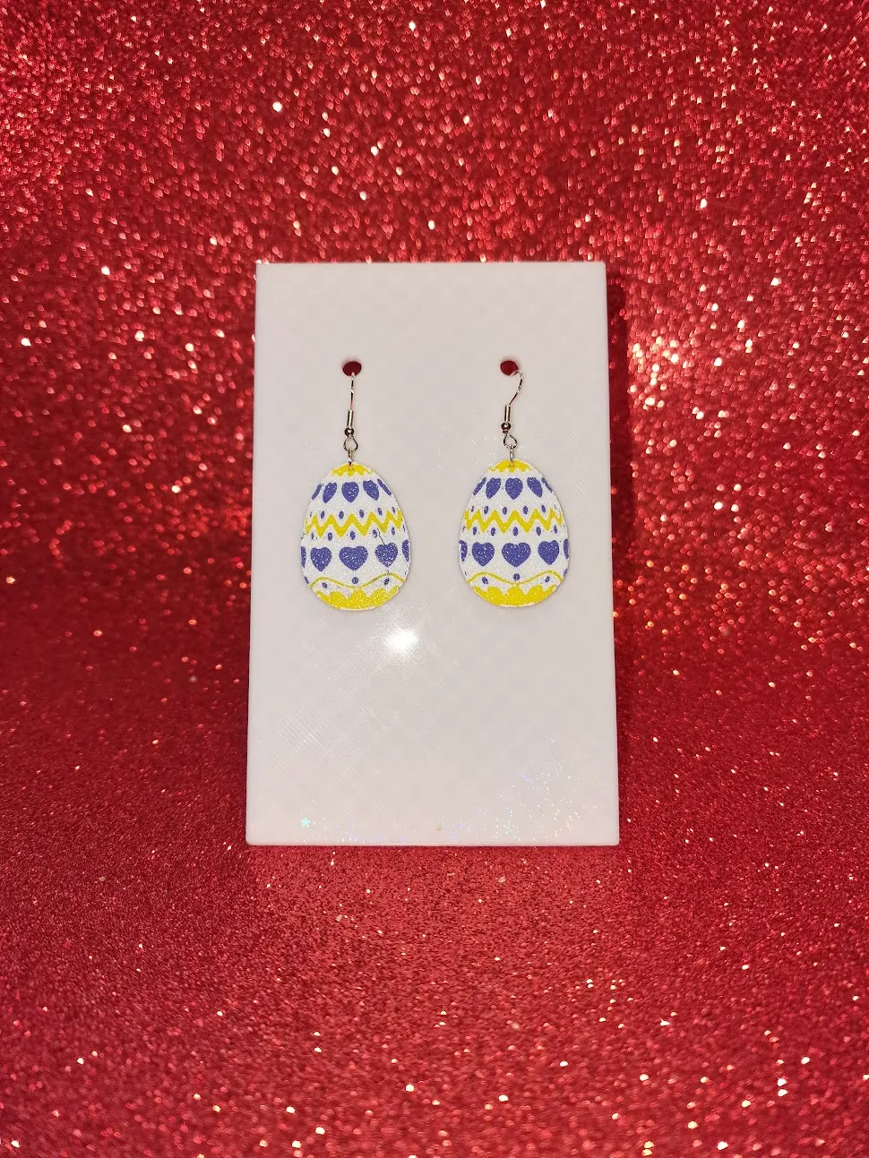 Happy easter earrings view 2