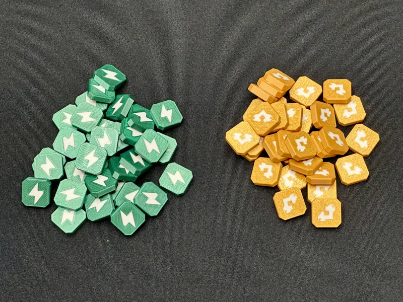 SETI Tokens and Player Markers