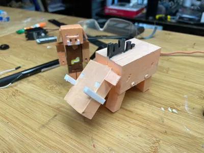 Hoglin from Minecraft action figure
