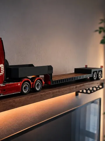 Modelo para impresión 3D: Lowboy ''Dieplader'' trailer 1/14 RC — vista de referencia 2
