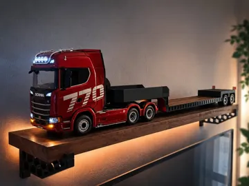 Modelo para impresión 3D: Lowboy ''Dieplader'' trailer 1/14 RC — vista de referencia 5