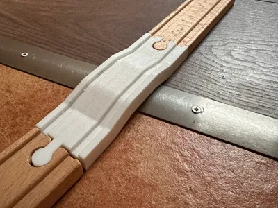 Wooden track bridge doorway track Brio compatible