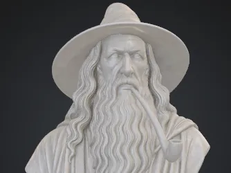 Busto de Gandalf – Senhor dos Anéis