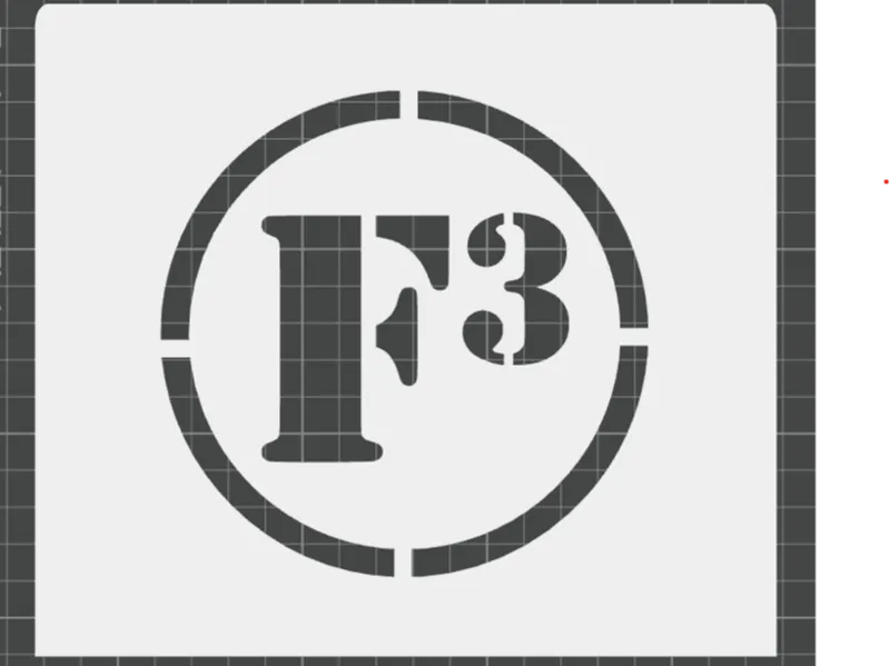 F3 Stencil - Coupon Marker